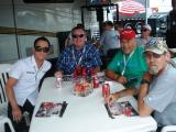 Indylights driver Wade Cunningham and vets